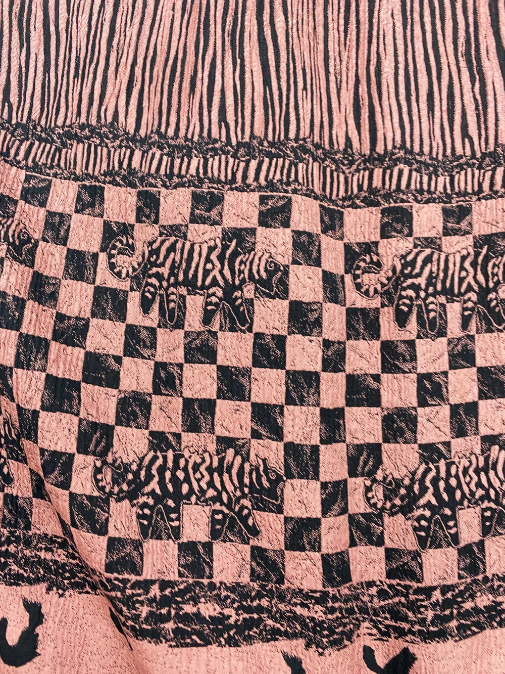 Issey Miyake 80s tiger print skirt — JAMES VELORIA